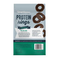 SmartBones Protein Rings close-up texture—duck and flaxseed chew