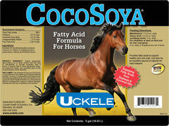 SmartEquine CocoSoya oil ingredients soybean and coconut for essential fatty acids.