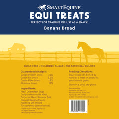 SmartEquine Equi Treats low ESC and starch supports balanced portions for careful feeding.