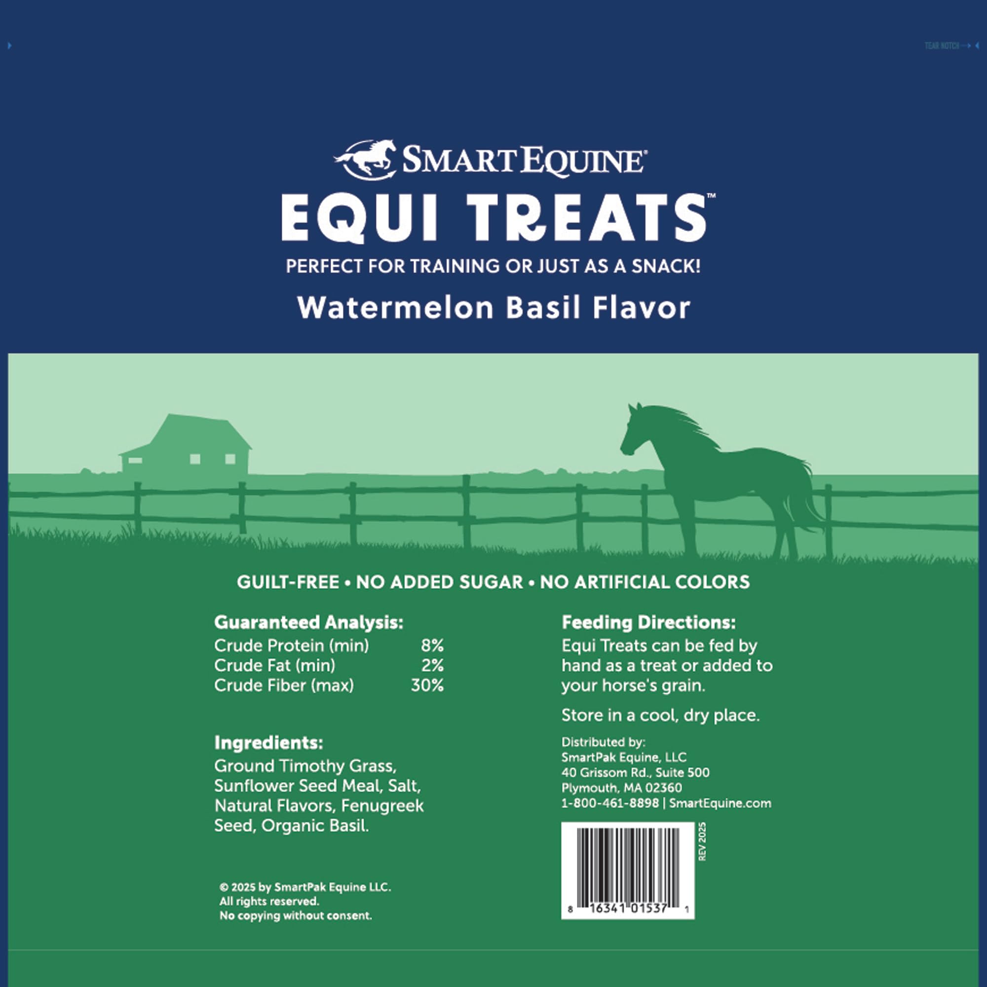 SmartEquine Equi Treats sunflower-meal bites offering balanced nutrition for daily use