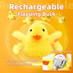 SmartTail duck quacking sound demonstrates lifelike chirp during play sessions