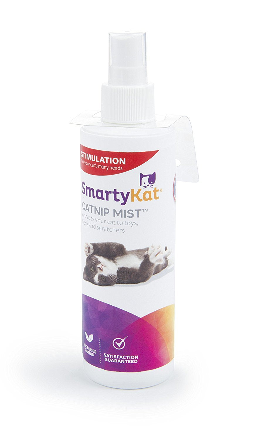 SmartyKat Catnip Mist spray bottle ready to attract cats and spark play