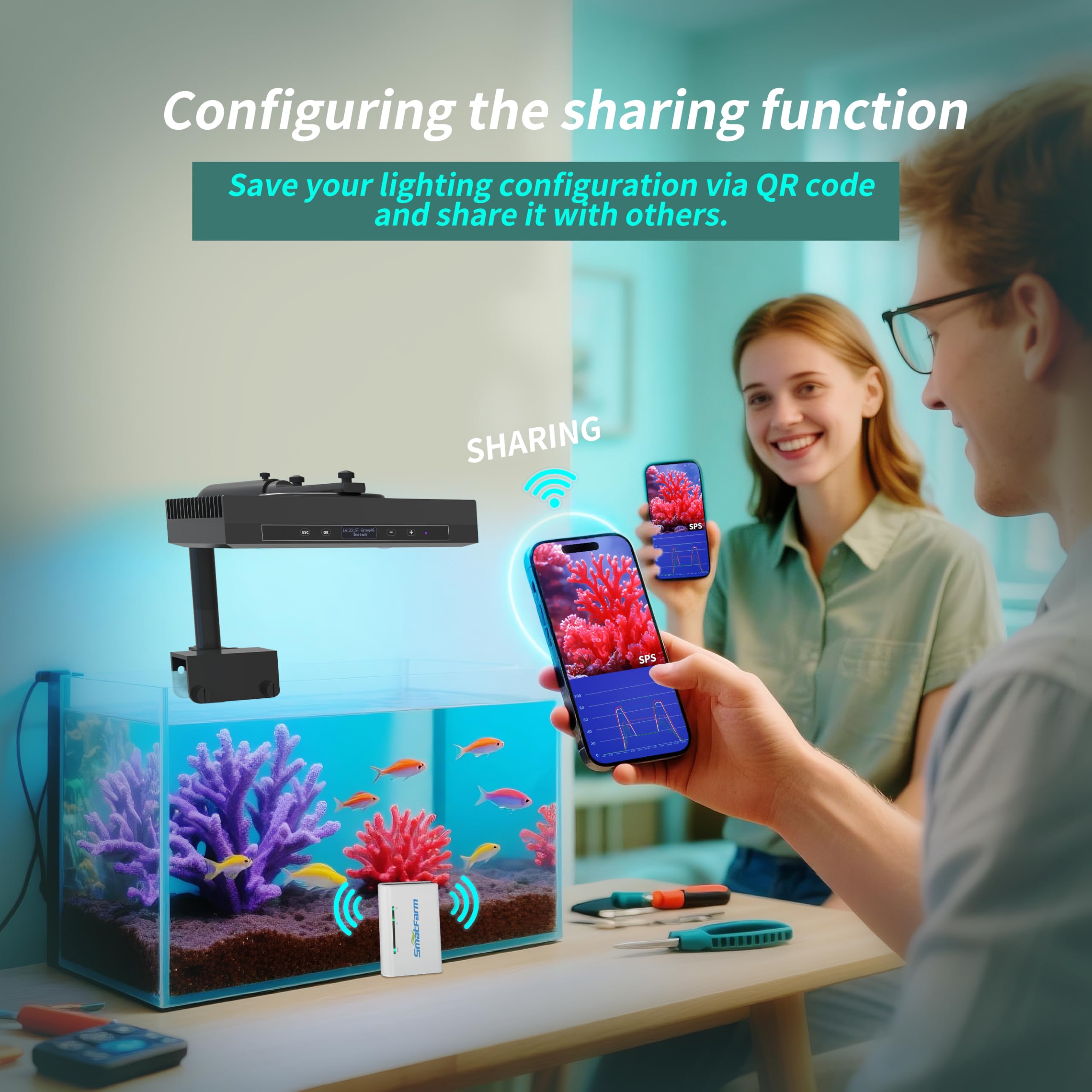 SMATFARM Aquarium Light Controller compatibility 3-0 ensures full features with G5.