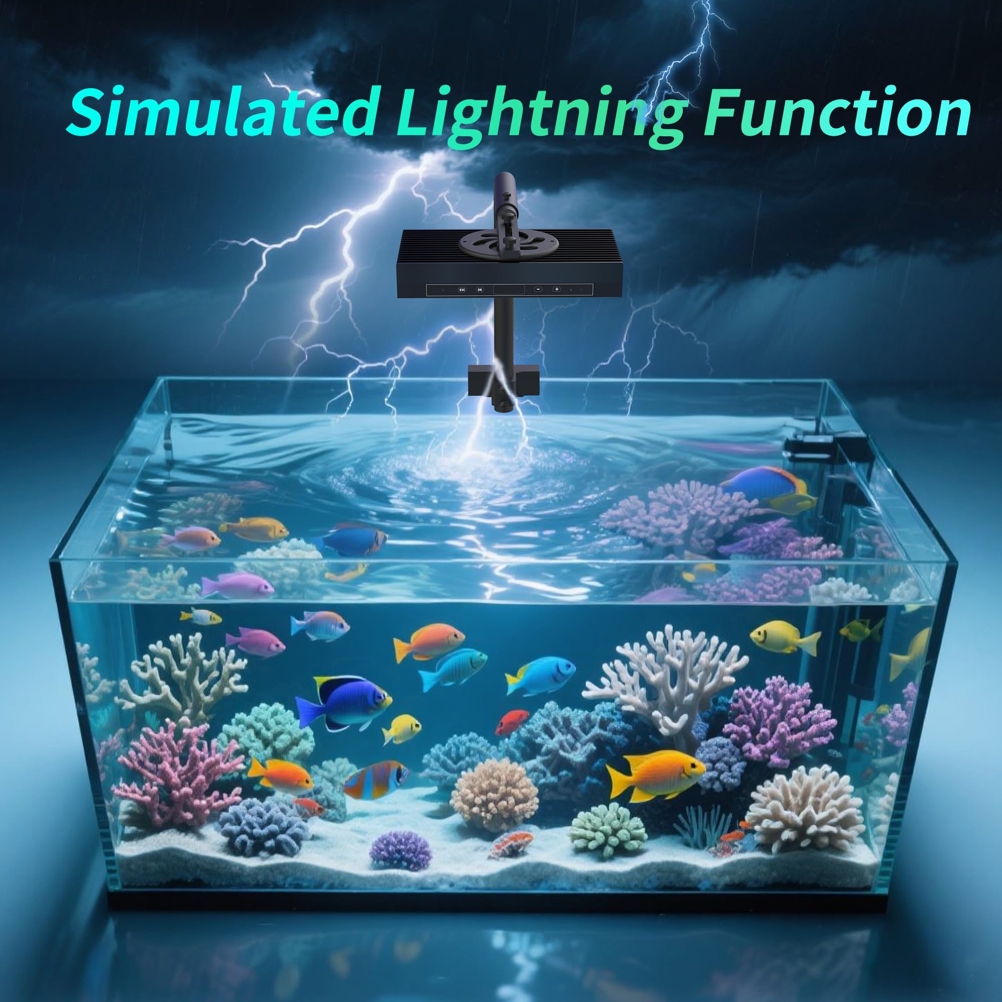 SMATFARM Aquarium Light Controller coral adaptation supports smoother acclimation in new environments.