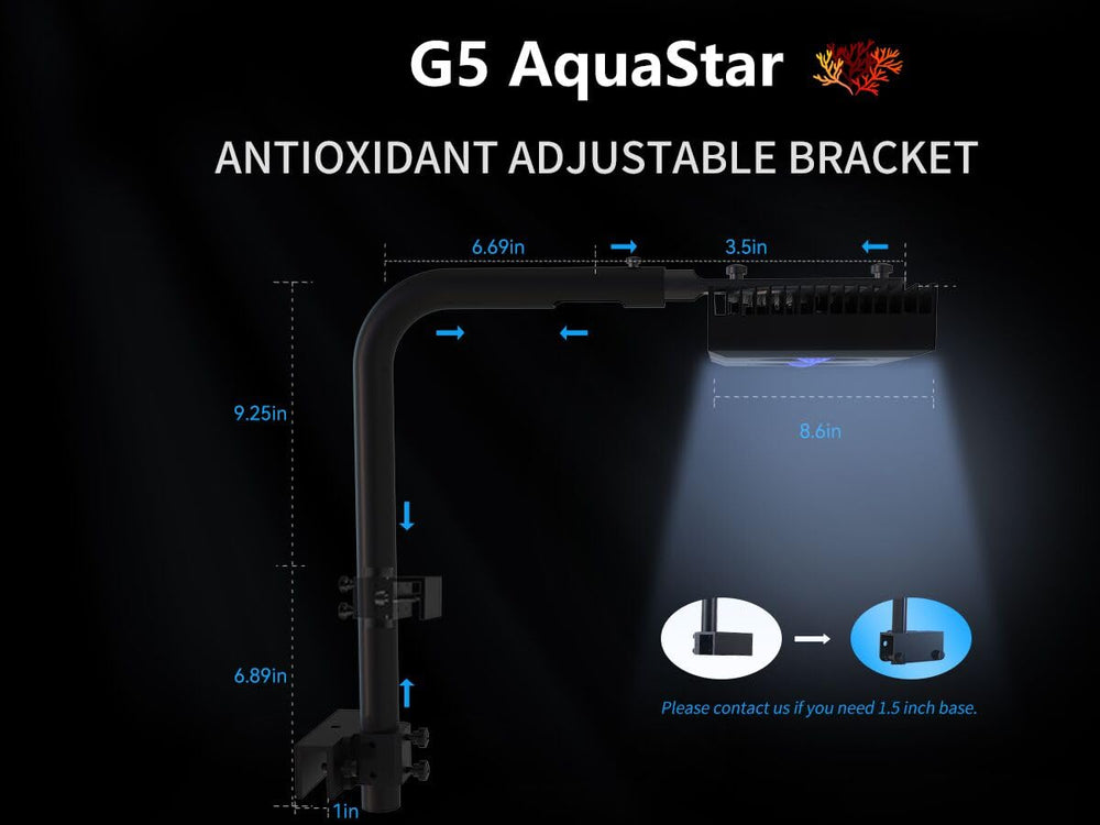 SMATFARM aquarium light heat dissipation reduces fan noise and keeps LEDs cooler.