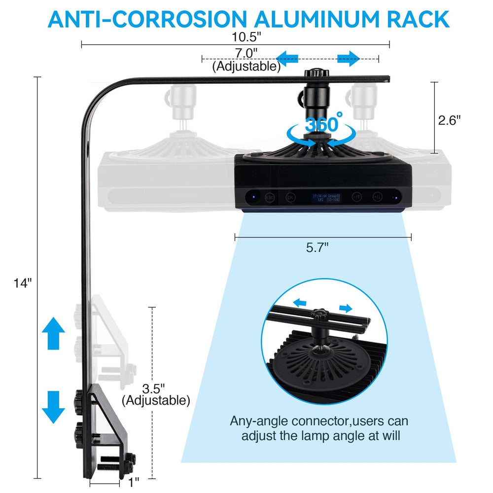 SMATFARM G3 mounting bracket with two installation options for tanks