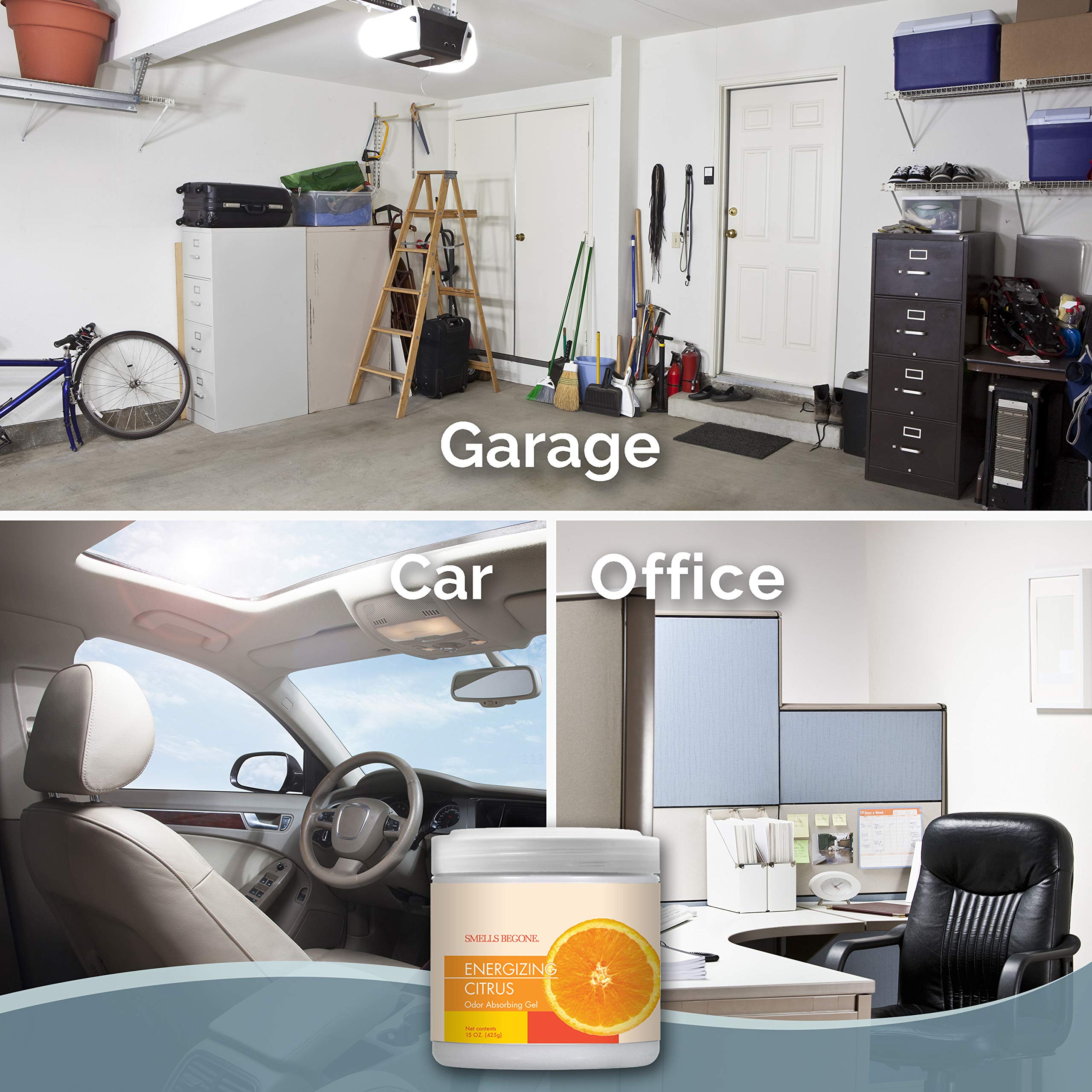 Smells Begone made-in-usa odor absorber highlighting domestic manufacturing quality.