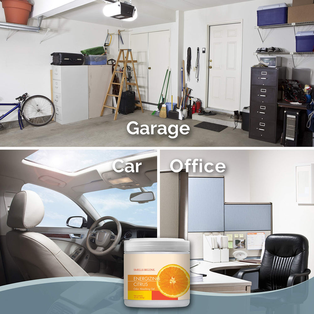 Smells Begone made-in-usa odor absorber highlighting domestic manufacturing quality.
