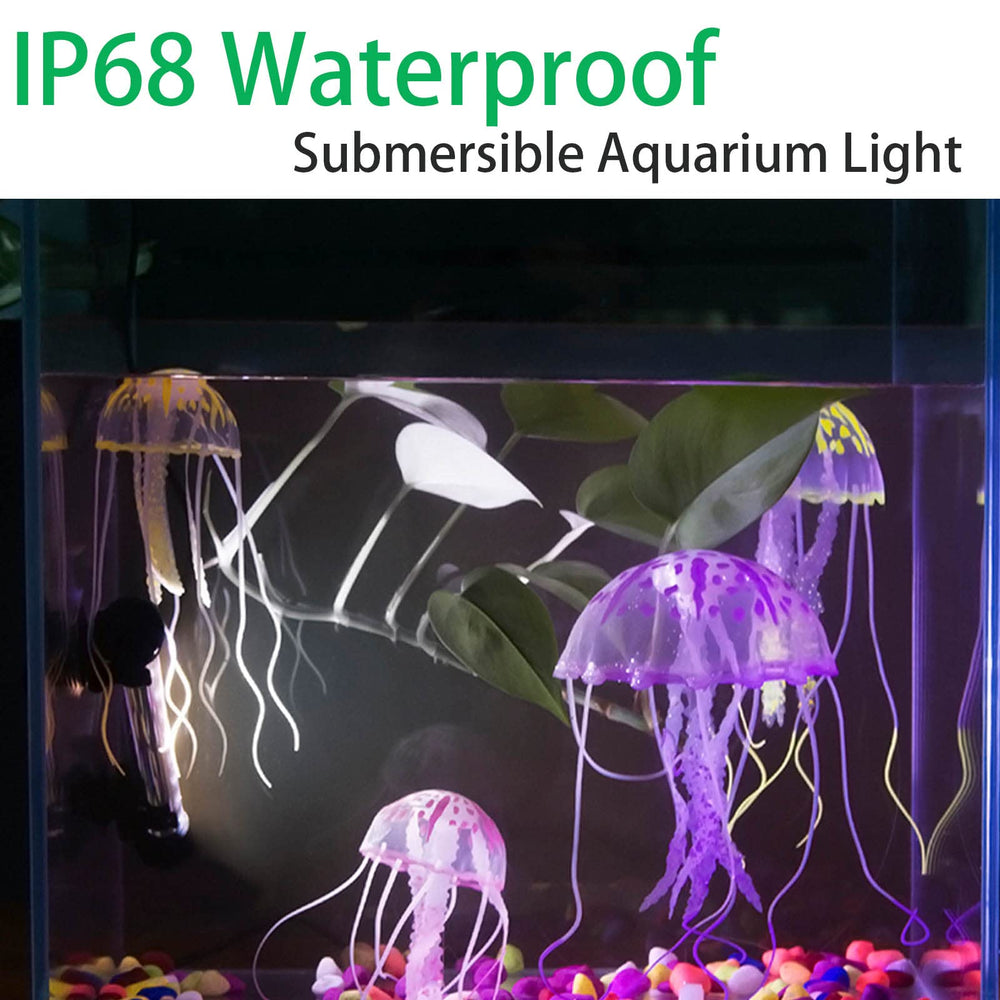 Smiful aquarium light remote control enables easy brightness and color adjustments.