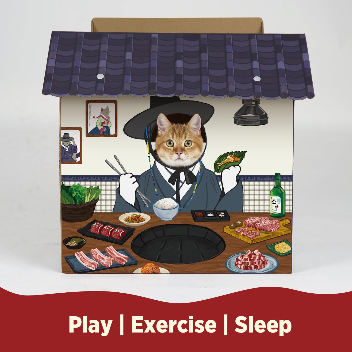 SMILE PAWS easy-to-assemble flat-pack design speeds setup.