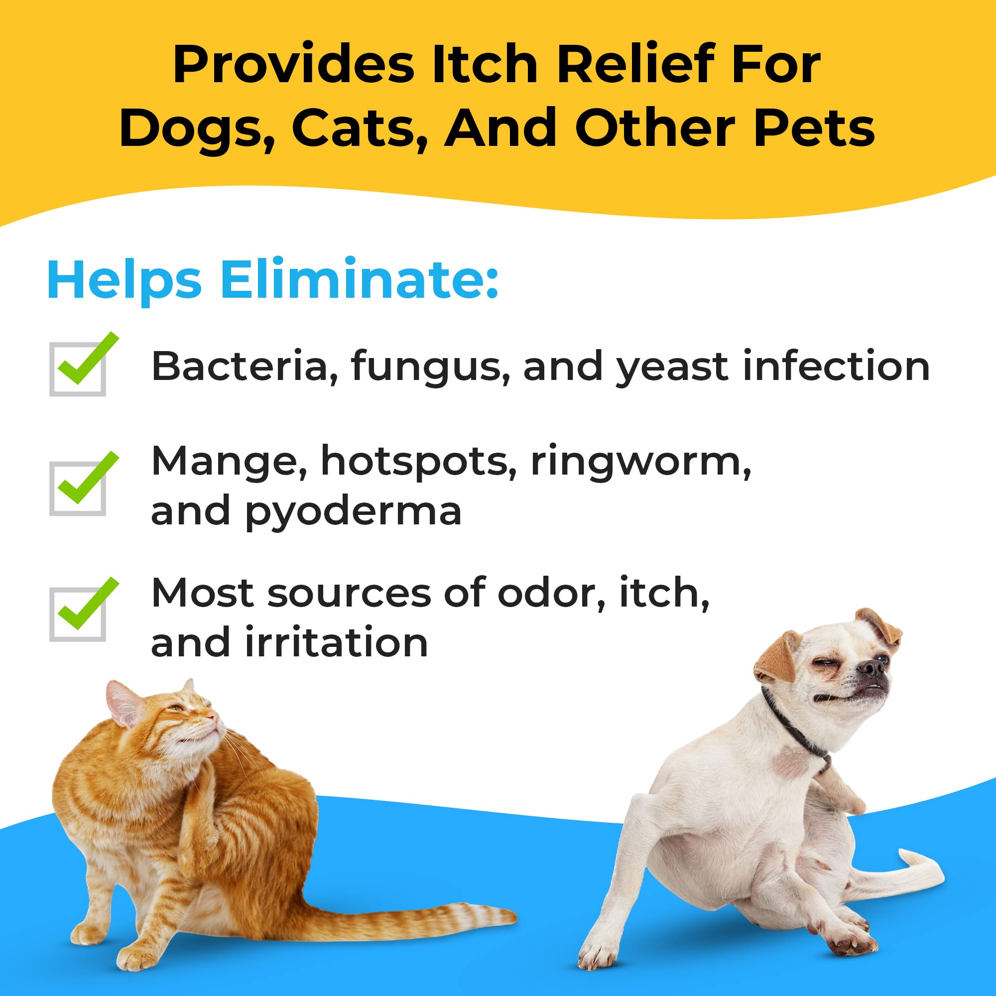 Puppy-safe wipe for dogs and cats used on face and ears