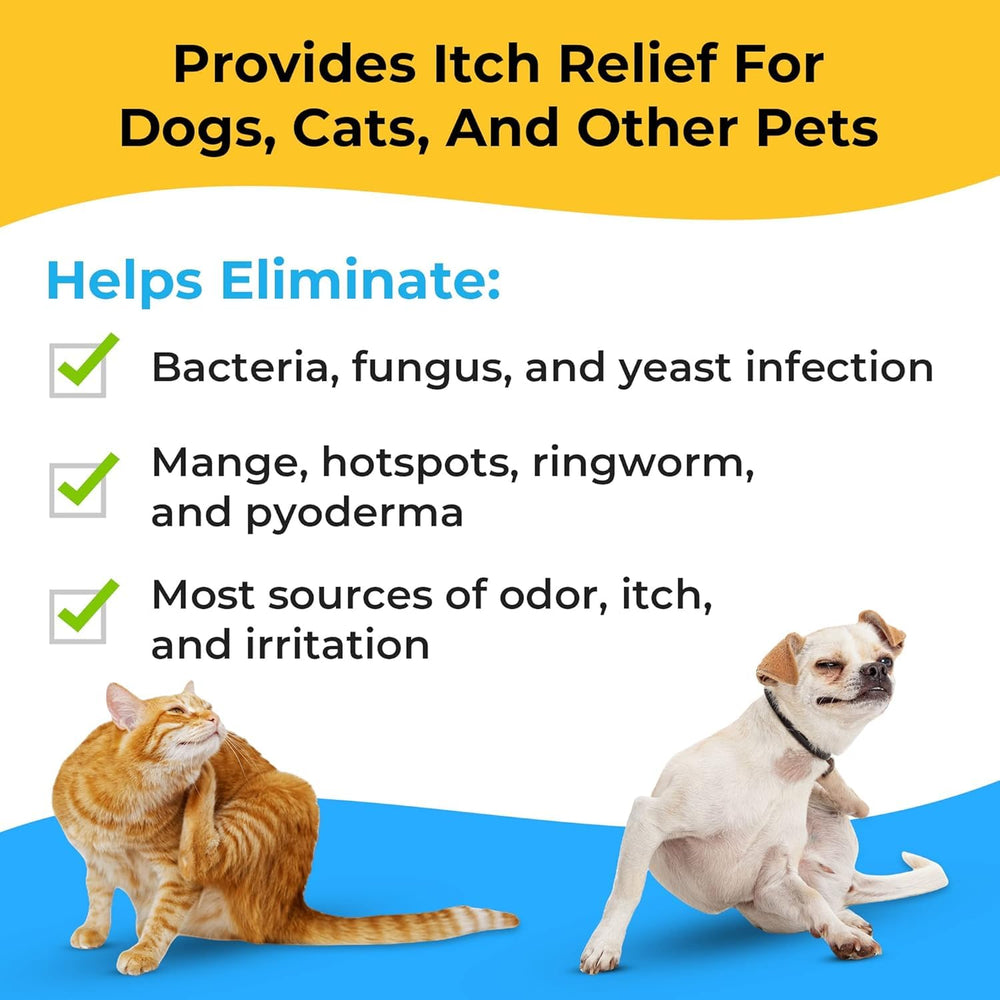 Smiling Paws Pets wipes with Aloe and fatty acids for soothing skin