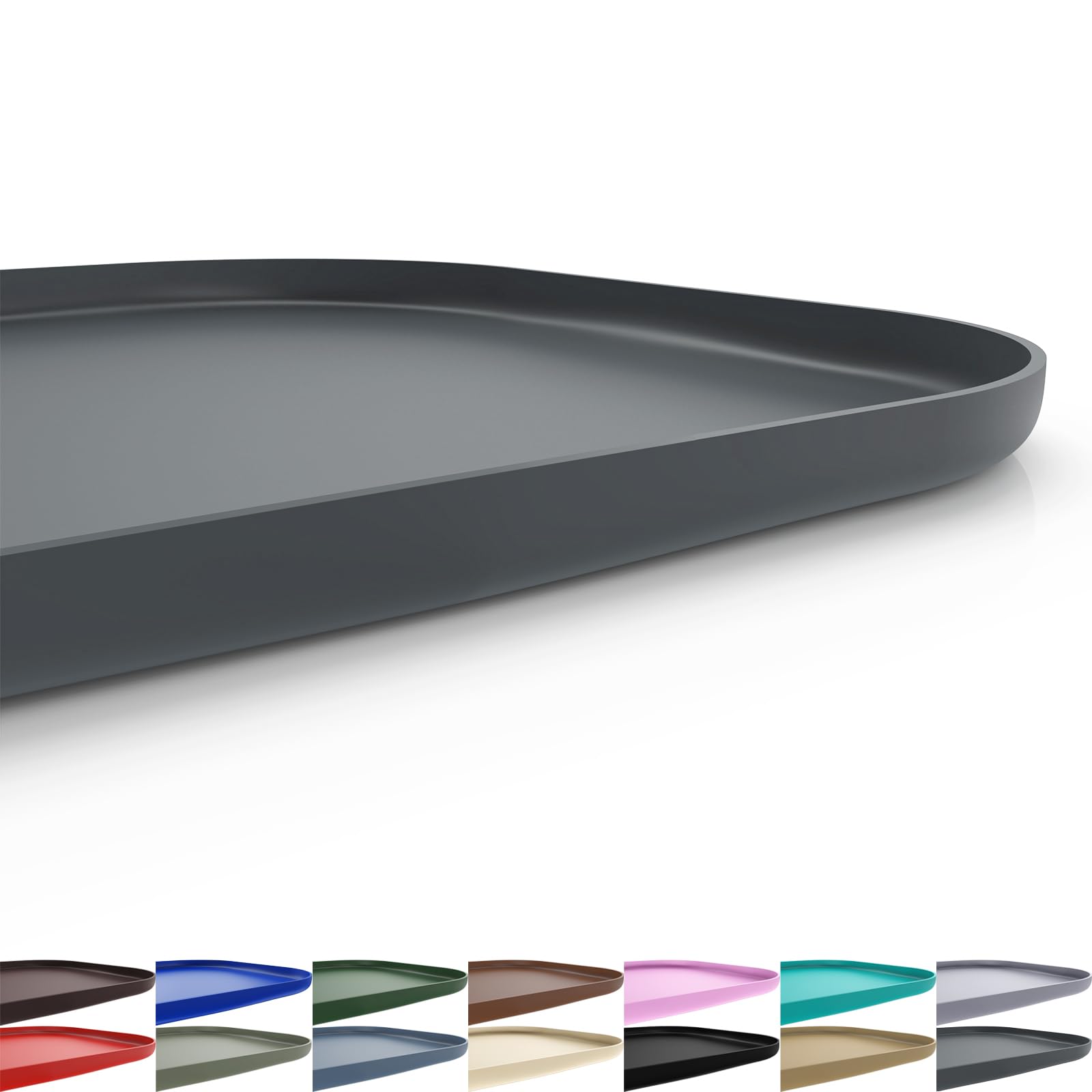 SMILOOL silicone feeding mat with raised edge stabilizes bowls and catches spills.