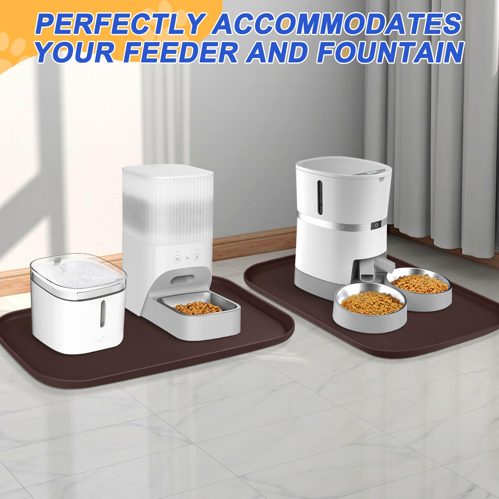 SMILOOL mat in versatile settings like fountain and litter box