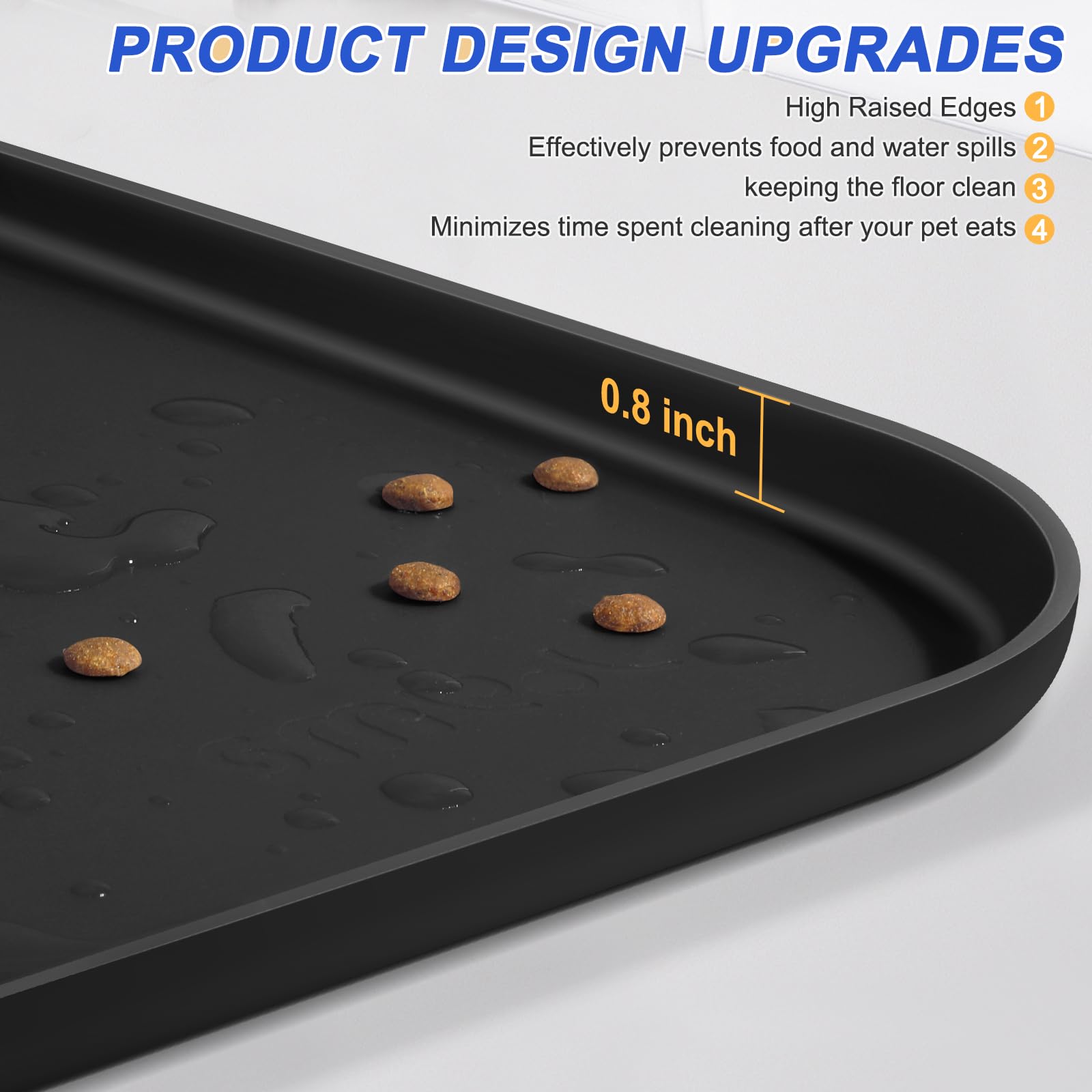 SMILOOL easy-clean silicone mat is dishwasher-safe for quick maintenance