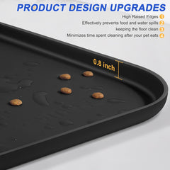 SMILOOL easy-clean silicone mat is dishwasher-safe for quick maintenance