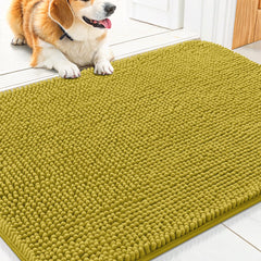 Alfombra Smiry para puerta con patas mojadas, absorbe humedad y evita charcos.
