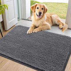 Smiry dog door mat front view—perfect for muddy paws at entryways.