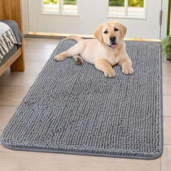 Smiry dog door mat absorbent-dirt-trap; catches mud and moisture at the doorstep.