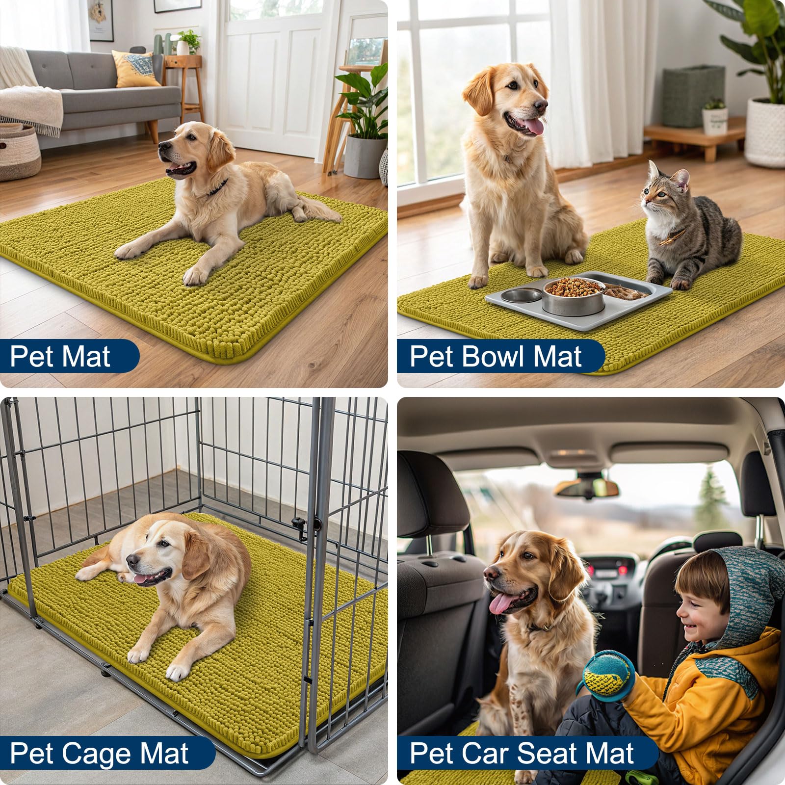 Smiry dog door mat moisture absorption action highlights quick-drying surface