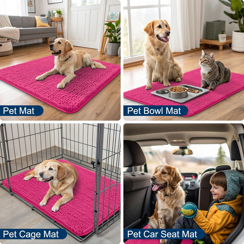 Smiry dog door mat dries quickly after washing to ready your entry