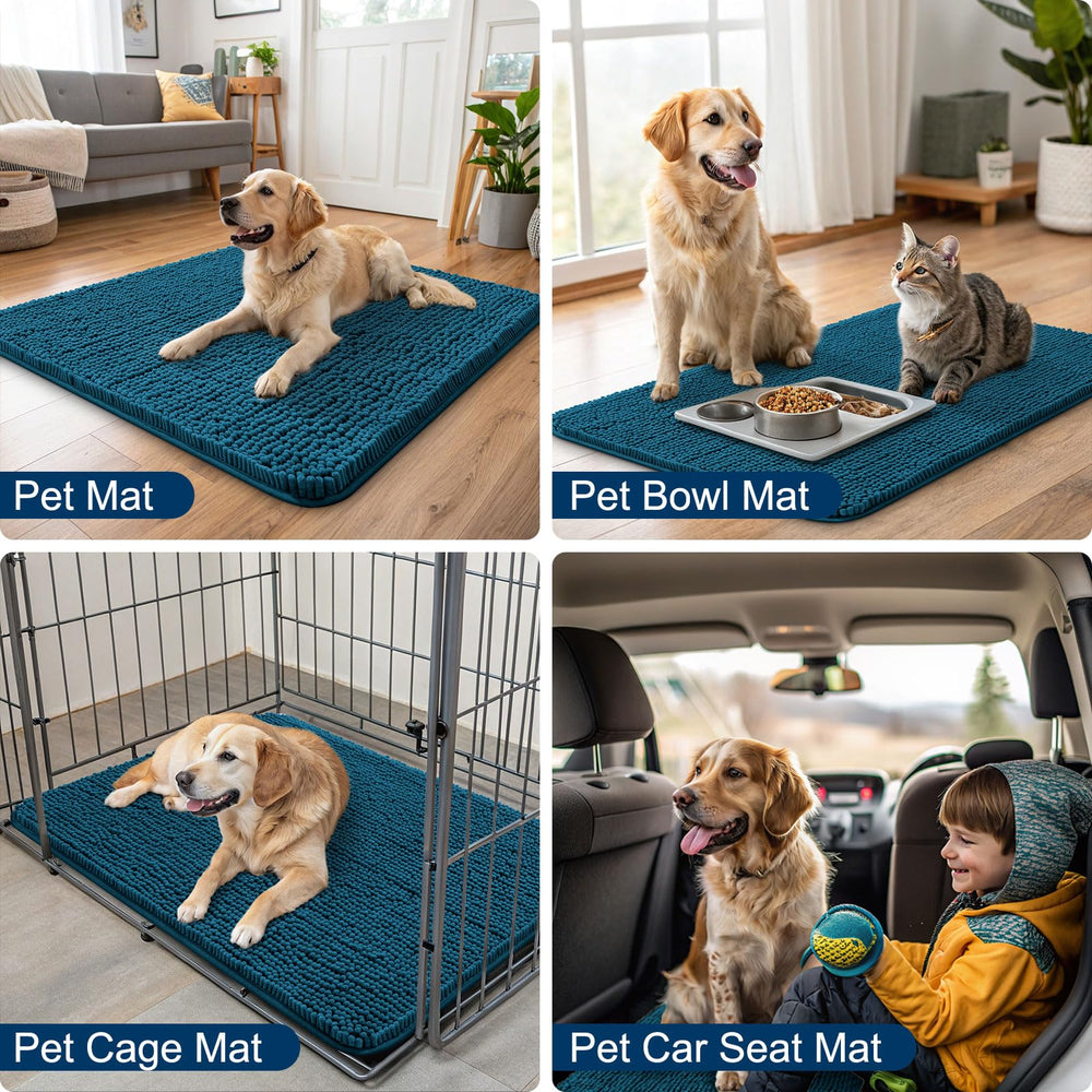 Smiry dog door mat ideal for entryways and high-traffic use.