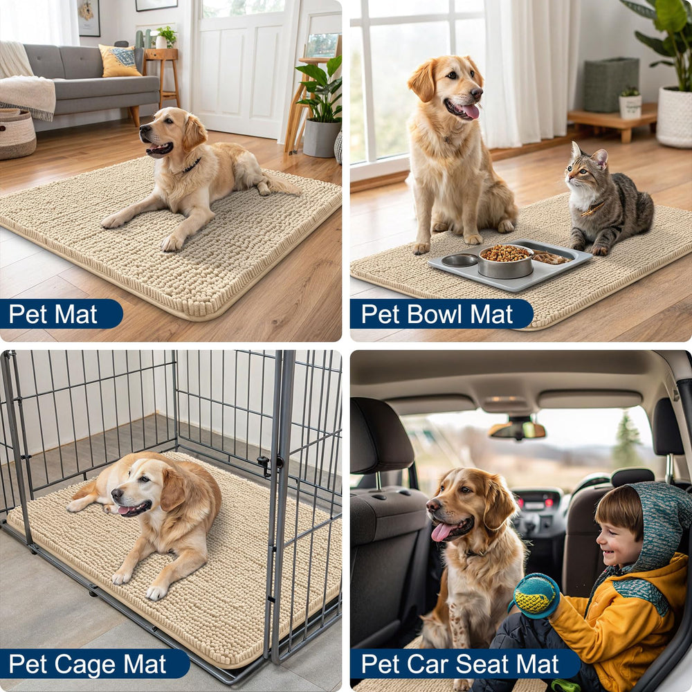 Smiry dog door mat entryway-usage suits front doors and offices