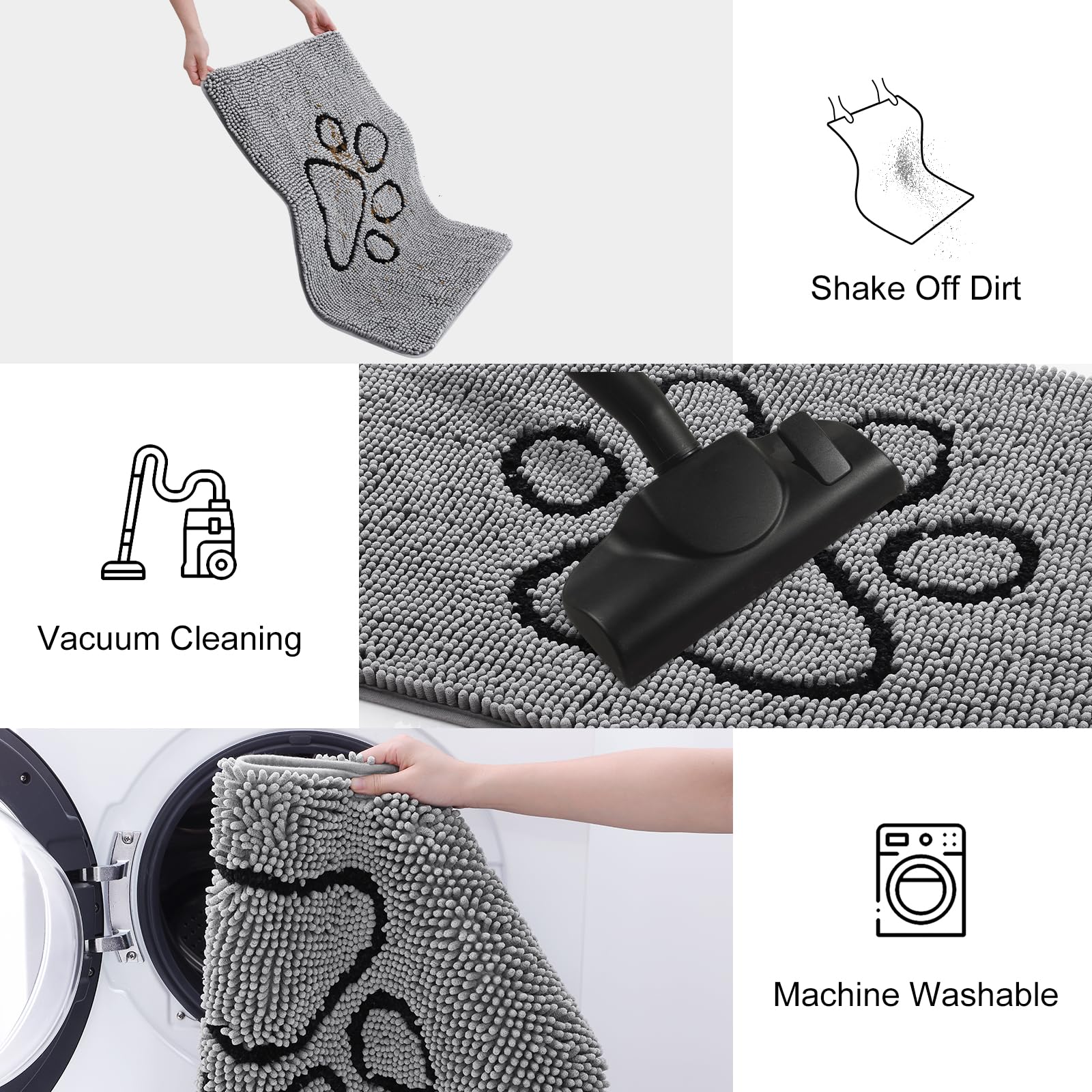 Smiry dog door mat entryway-use ideal for indoor and outdoor entrances.