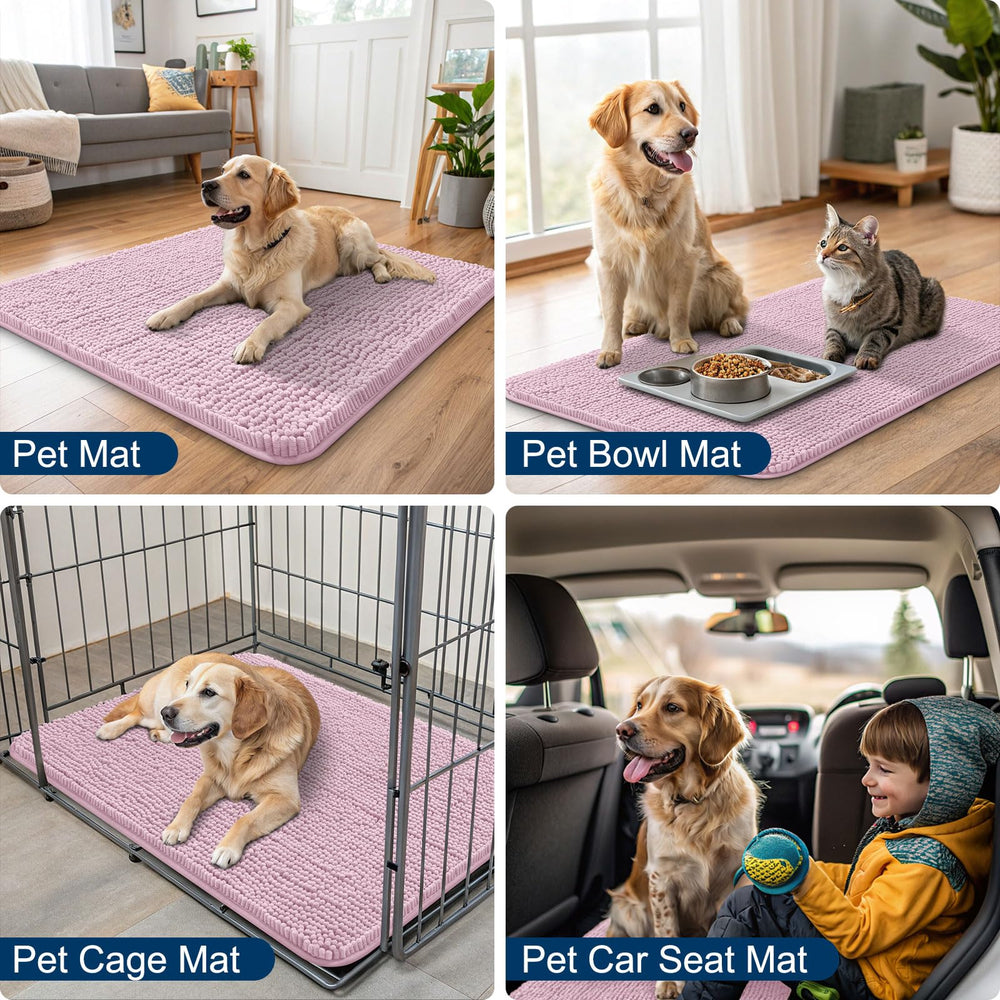 Smiry indoor mat is machine washable and quick-drying for easy care