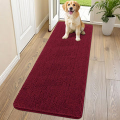 Smiry dog door mat soft-pile creates cozy paw comfort indoors.