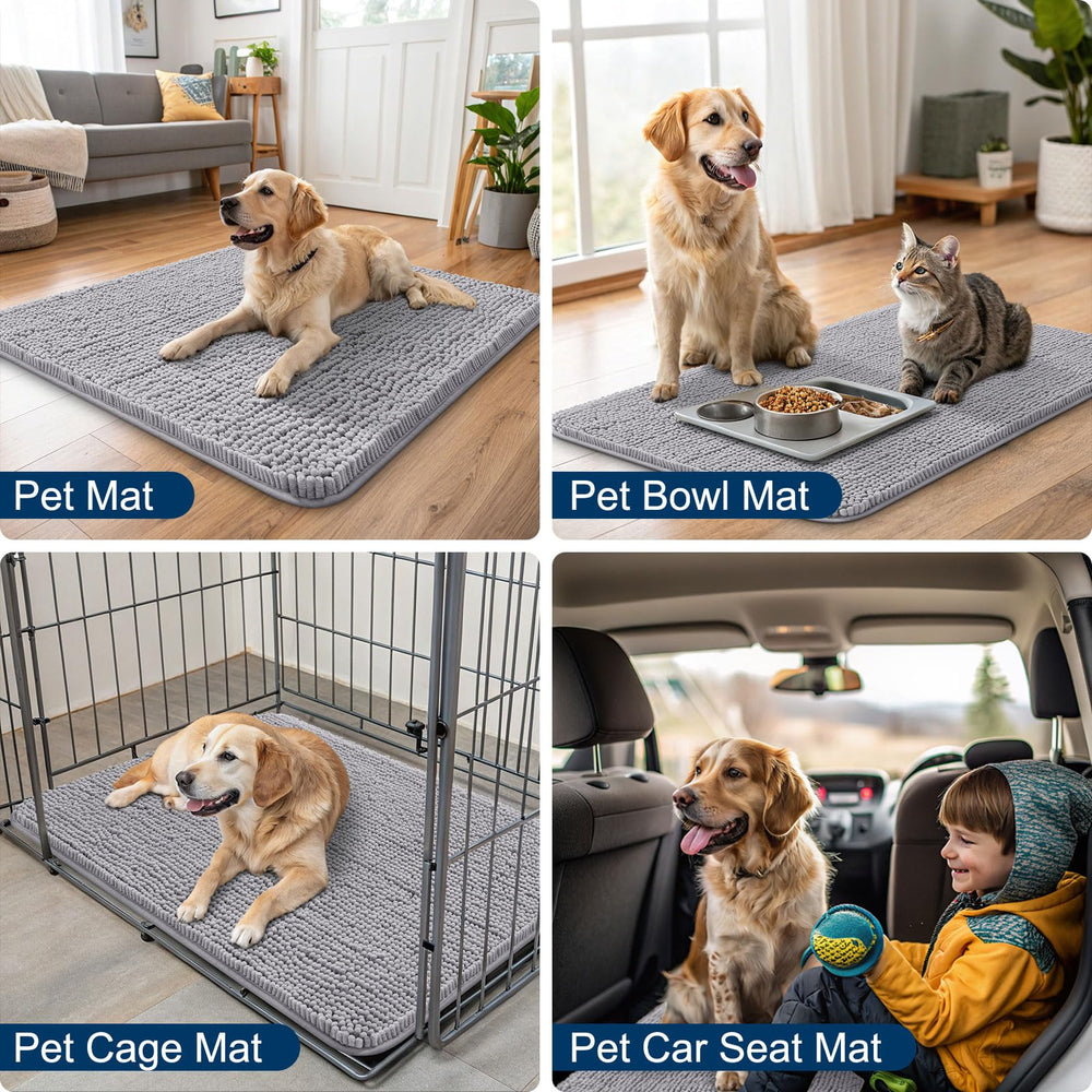 Smiry dog door mat washable and easy to clean for busy homes