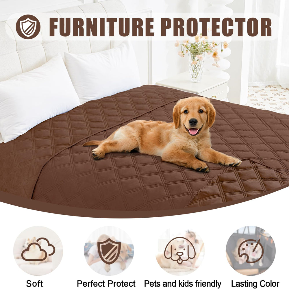 Smiry durable furniture protector shields against pet hair and stains.