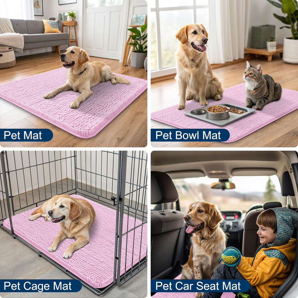 Smiry felpudo para mascotas absorbe humedad y suciedad