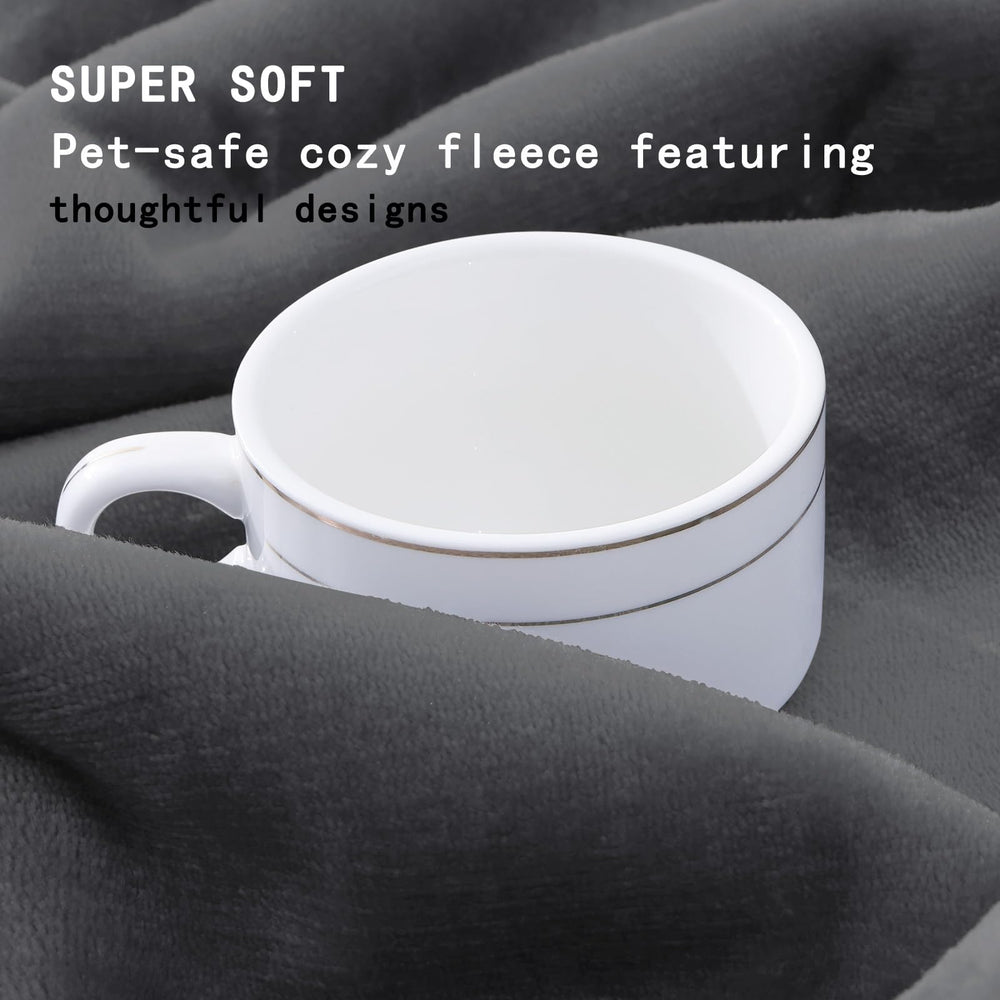 Smiry furniture protector blanket on sofa to shield from hair and stains