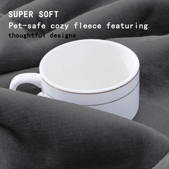 Smiry furniture protector blanket on sofa to shield from hair and stains