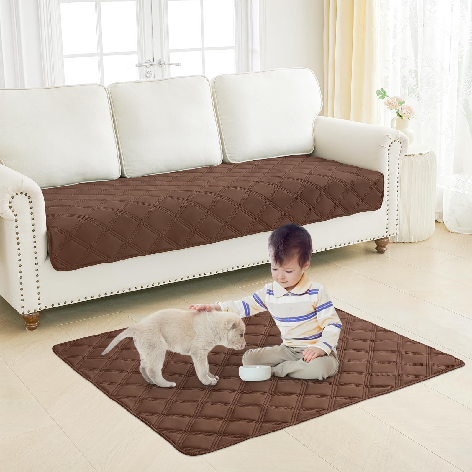 Smiry machine washable blanket enables quick cleanup after playtime.
