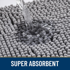 Smiry non-slip-door-mat-rubber-backing ensures stable placement on dry floors.
