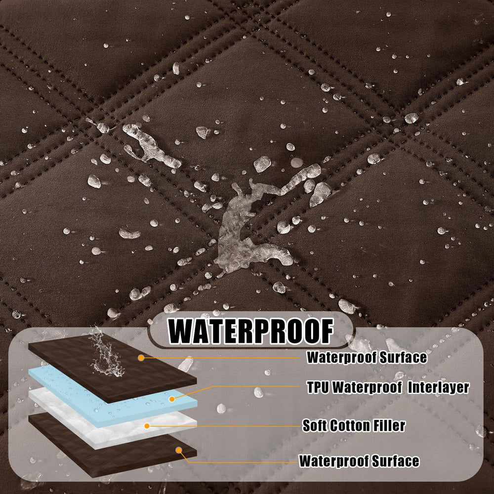 Smiry reversible dog blanket chocolate inside-out view offers versatile styling