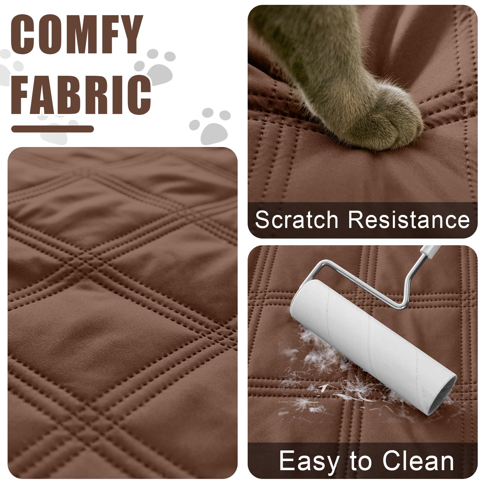 Smiry waterproof blanket on sofa demonstrates all-surface protection