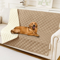 Smiry waterproof dog bed cover front view protecting furniture from spills