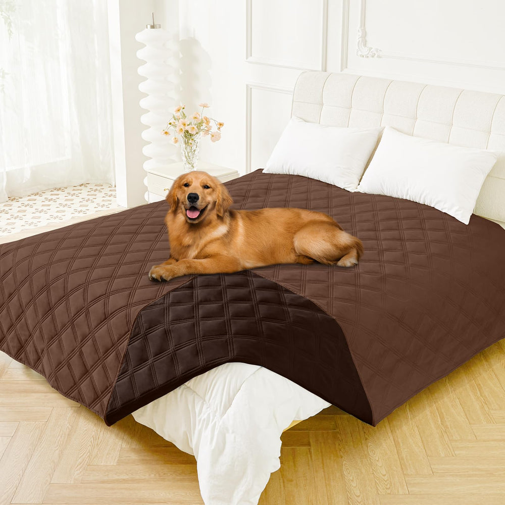 Smiry waterproof dog blanket top view showing dual-sided protection.