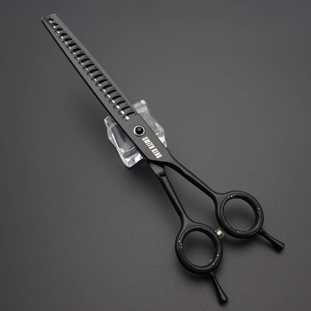 Smithking dog grooming scissors chunkers-7in trim rough edges for neat finishes