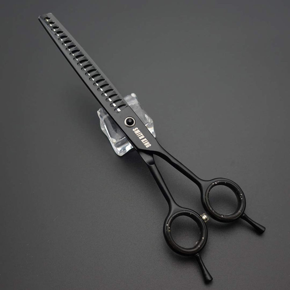 Smithking dog grooming scissors chunkers-7in trim rough edges for neat finishes