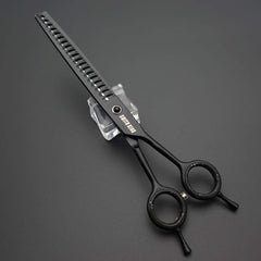Smithking dog grooming scissors chunkers-7in trim rough edges for neat finishes