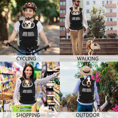 The SMONT two-wearing-styles image demonstrates front and back carrying flexibility.