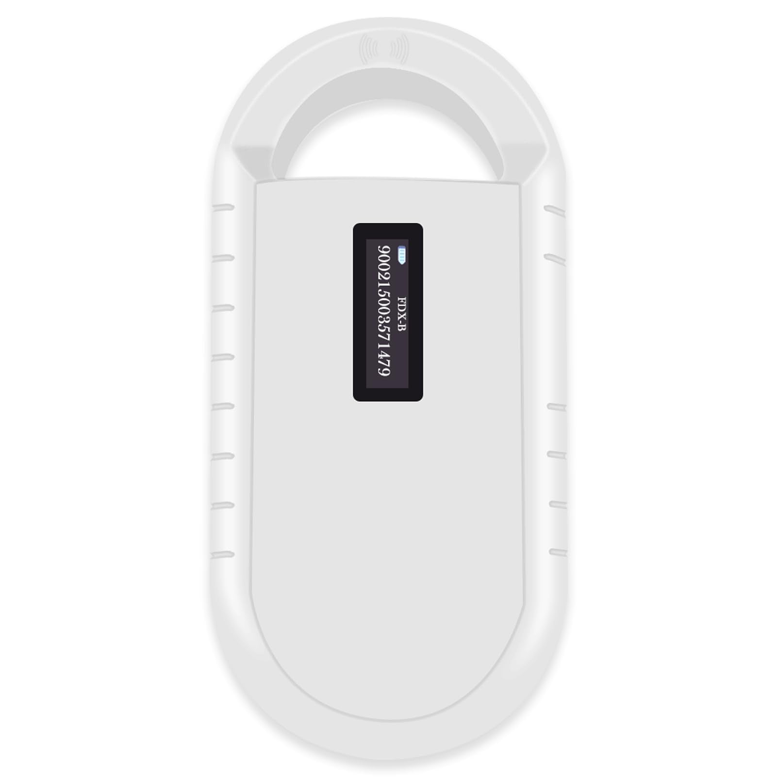 Smoostart Microchip Scanner front view showing compact design for on-the-go use.