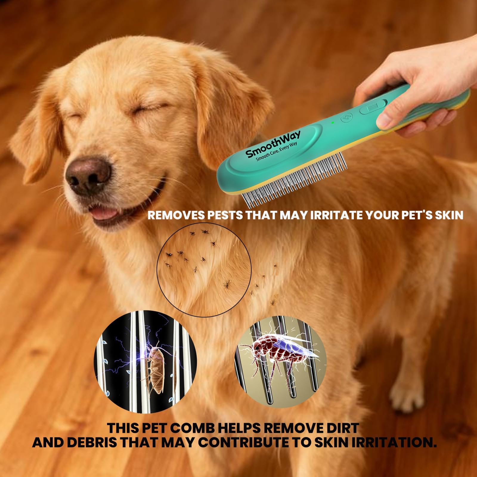 Smoothway cleaning brush included for quick hygiene maintenance.