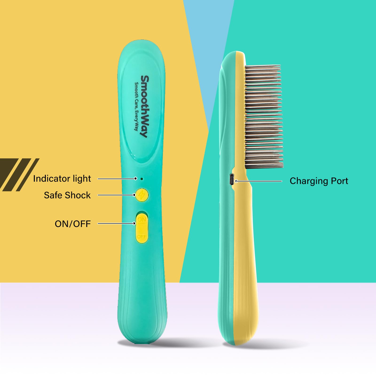 Smoothway detangler improves coat shine and volume after brushing.