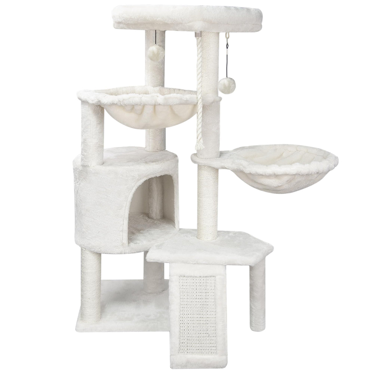 Smouatou Wang Xin cat tree top platform offers a comfy view