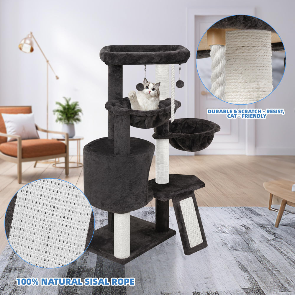 Smouatou Xin cat hammocks close-up showcasing plush comfort